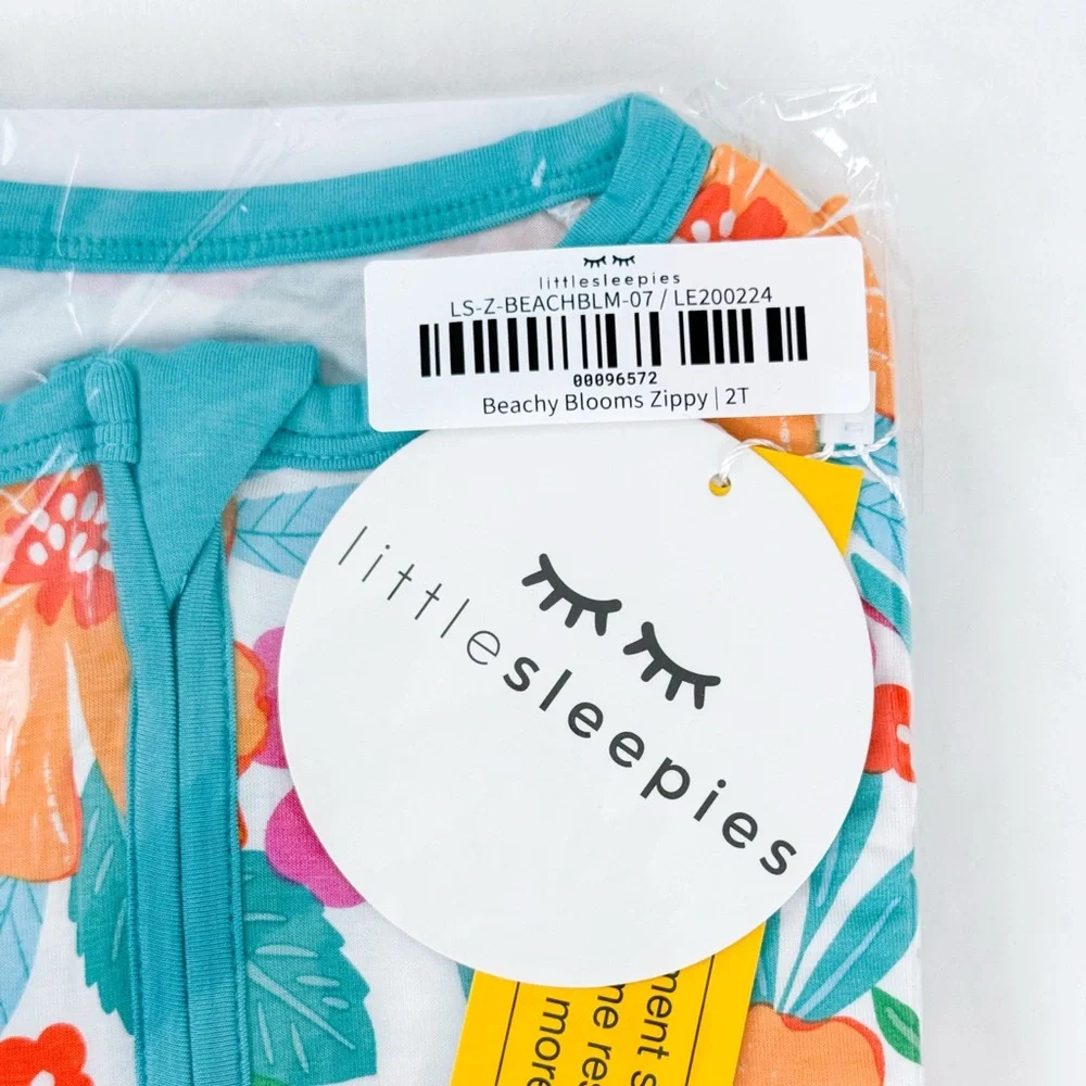 Little Sleepies Beachy Blooms Zippy 2T NWT NIB